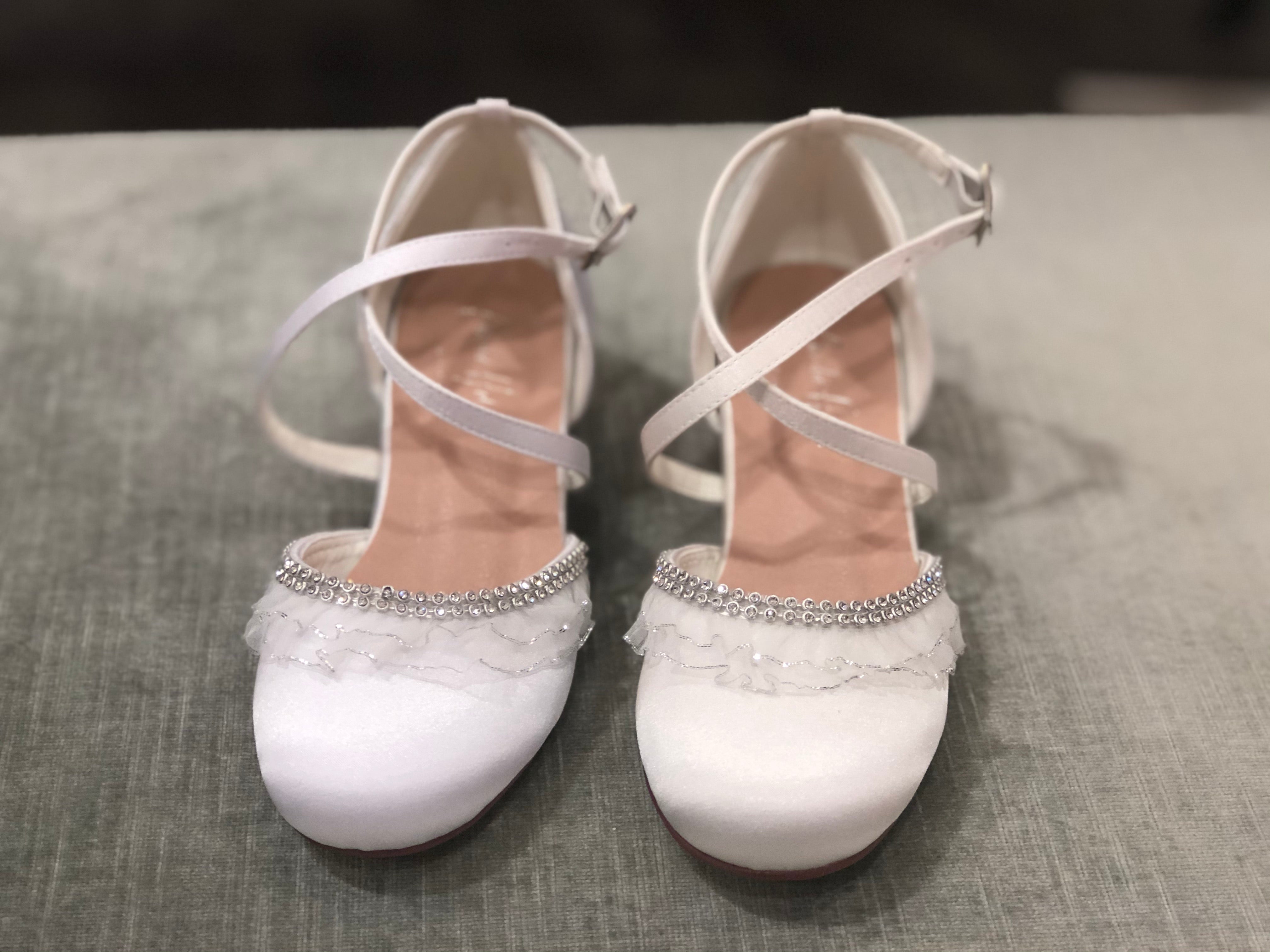 Crystal Ruffle Shoe